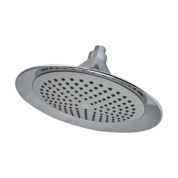 [44PO] REGADERA PIRAMIDAL REDONDA 9 7/16 239MM S/BRAZO AC/CROMO