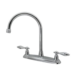 [6LC] MEZCLADORA FREGADERO CROMADA CON CARTUCHO CERAMICO