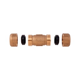 [81UL 13] COPLE UNION DE LATON P/TUB COBRE 1/2&quot;
