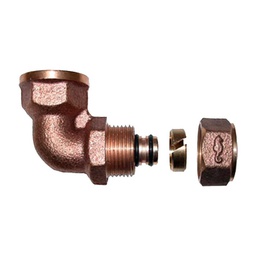 [96PFL] CODO COMB.DE LATON P/FIERRO-TUB PLAST.C/A ALUM 1/2"