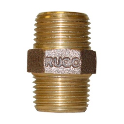 [97N] NIPLE 1/2 X 1/2 EN BRONCE
