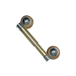 [E325N] PAPELERA NEGRO-ORO