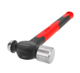 [Martillo de bola maquinado con mango de fibra de vidrio largo de 15", 32 oz Urrea] 1332FV