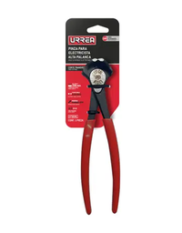 [Pinza para electricista con mango rubber grip de 8-3/8" corte transversal Urrea] 273GHL