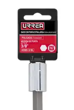 [Dado con punta hexagonal cuadro de 3/8", en pulgadas, 3/8" Urrea] 4990-3/8