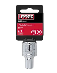 [Dado cuadro de 1/2", 12 puntas, en pulgadas, 1/4" Urrea] 5408