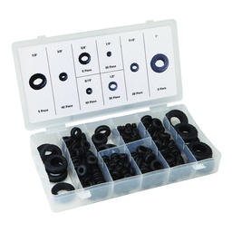 [A-16465] JGO DE EMPAQUES DE HULE 125 PZAS (ARANDELAS Y TAPONES)