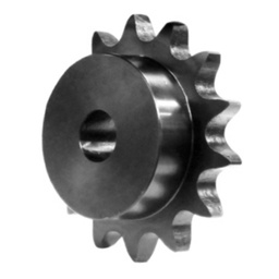 [A-19964] CATARINA 40B12 X 1"  C/CUÑERO Y OPRESOR, NEGRA, DIENTE ENDURECIDO