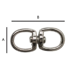 [C-00780] DESTORCEDOR NIQUELADO 1&quot; (PRECIO X PIEZA - EMPAQUE GRANEL)