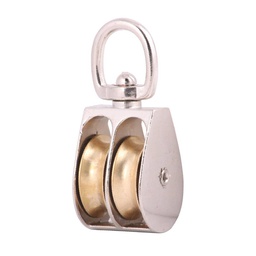[C-00840] GARRUCHA GIRATORIA DOBLE ZINC 1"