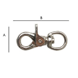 [C-00890] BANDOLA GATILLO NIQUELADO 1/2&quot; (PRECIO X PIEZA - EMPAQUE GRANEL)