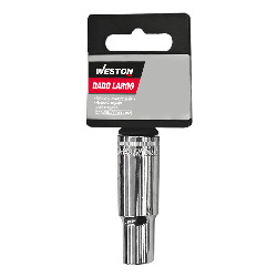[DM-010406-18] DADO LARGO CUADRO 1/4&quot; 6 PUNTAS, 12MM