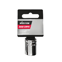 [DM-020312-28] DADO CORTO CUADRO 3/8&quot; 12 PUNTAS, 19MM