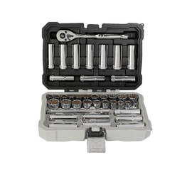 [DM-053010] JUEGO  D/40 DADOS CUADRO 3/8&quot; FRACC. Y METRIC. P/MECANICO