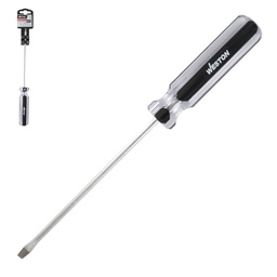 [DS-0115] DESARMADOR PLANO 3/16 X 6&quot; MANGO PVC ASME-B107.600 (CAJA C/6 PZAS - PRECIO X PIEZA)