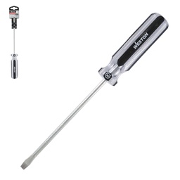[DS-0130] DESARMADOR PLANO 1/4 X 6&quot; MANGO PVC ASME-B107.600 (CAJA C/6 PZAS - PRECIO X PIEZA)