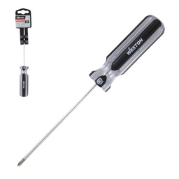 [DS-0205] DESARMADOR PHILLIPS 1/8 X 4" MANGO PVC ASME-B107.600 (CAJA C/6 PZAS - PRECIO X PIEZA)