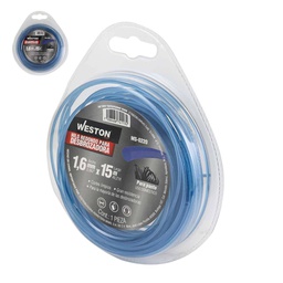 [MS-0220] HILO REDONDO P/DESBROZADORA EN BLISTER 1.6mm X 15m - AZUL