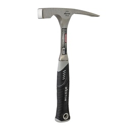 [PN-0355] MARTILLO PULIDO FORJADO LADRILLERO 21 OZ MANGO 13&quot; DE FIBRA DE VIDRIO