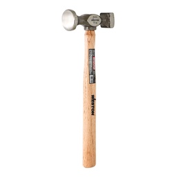 [PN-0475] MARTILLO PULIDO HOJALATERO PUNTA DOBLE MANGO 13&quot; DE MADERA DURA 11 OZ