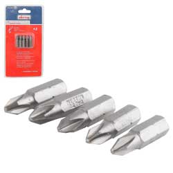 [ST-6-200-005] PUNTA P/DES PHILIPS 2X2&quot; JUEGO  5 PZAS