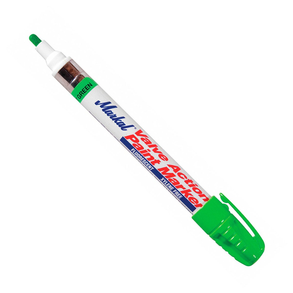 MARCADOR VALVE ACTION VERDE FLUORESCENTE (CAJA C/12 - PRECIO X PZA)
