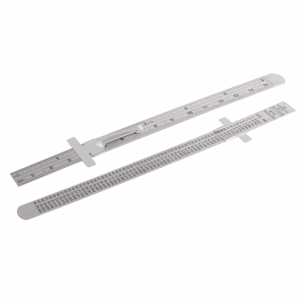 REGLA P/MECANICO 6" CON CLIP