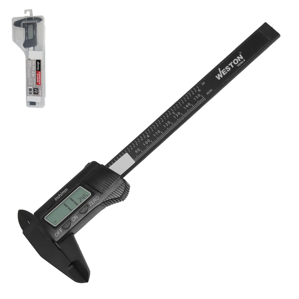 CALIBRADOR DIGITAL PLASTICO 6&quot;