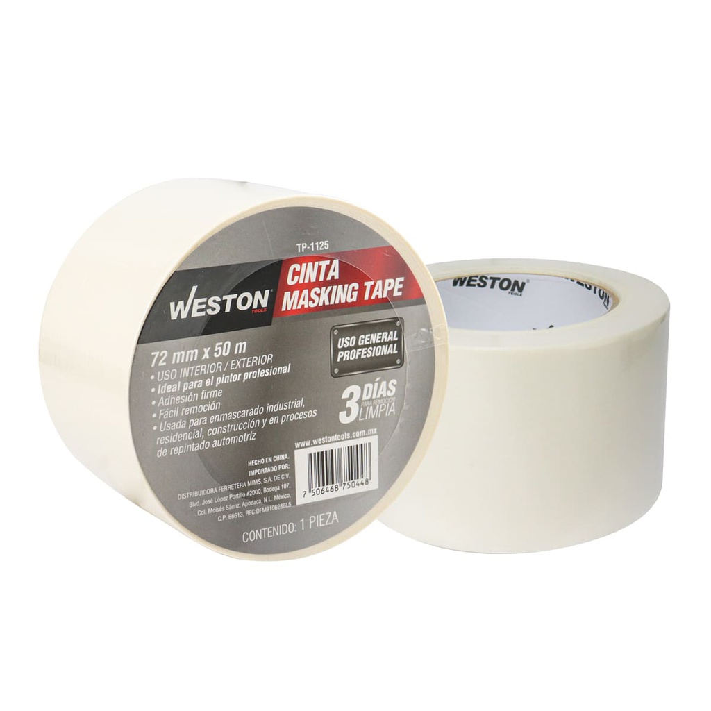 CINTA MASKING TAPE  MM x 50M            