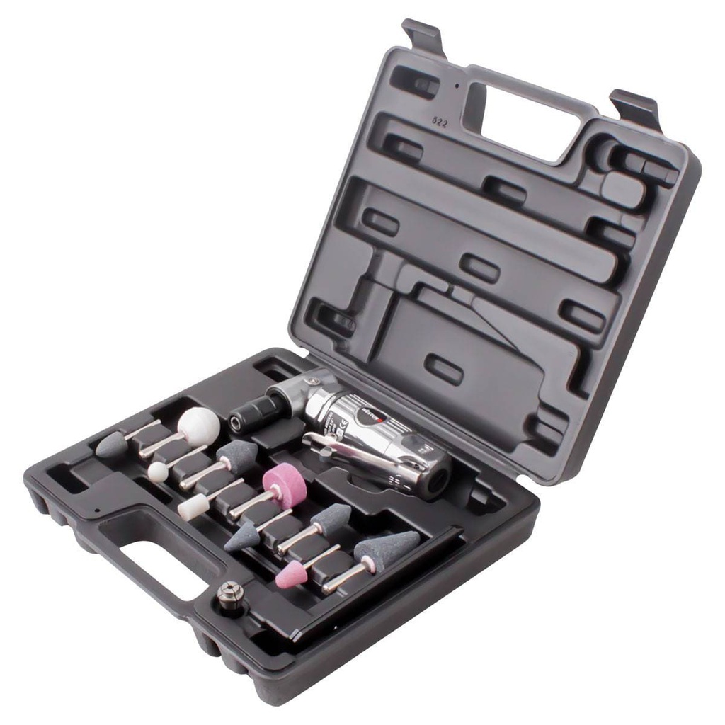 JUEGO  MINI MOTOTOOL ANGULAR NEUMATICO 1/4" KIT WESTON PLUS