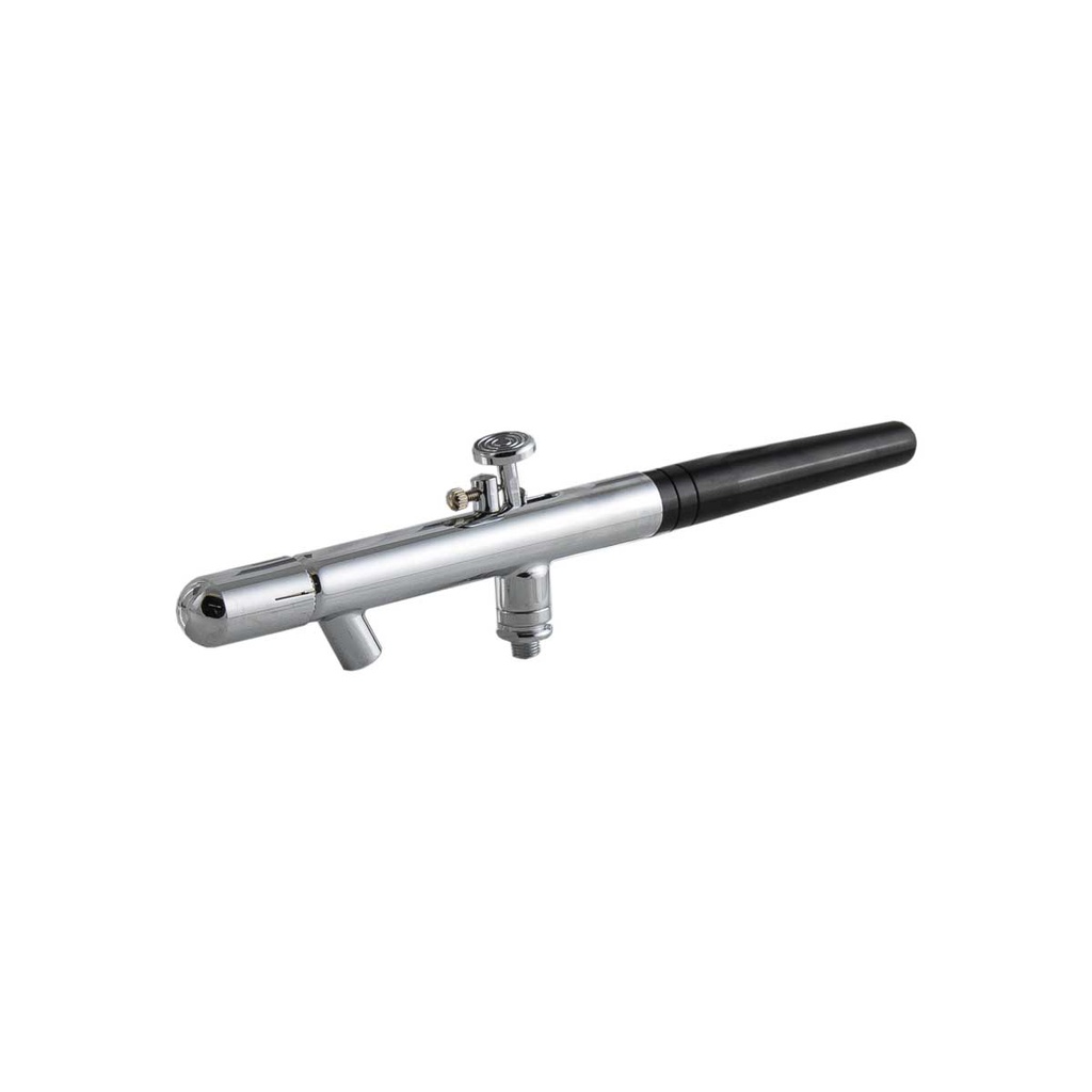 AEROGRAFO DE SUCCION VASO D/VIDRIO 15ML C/ACCESORIOS