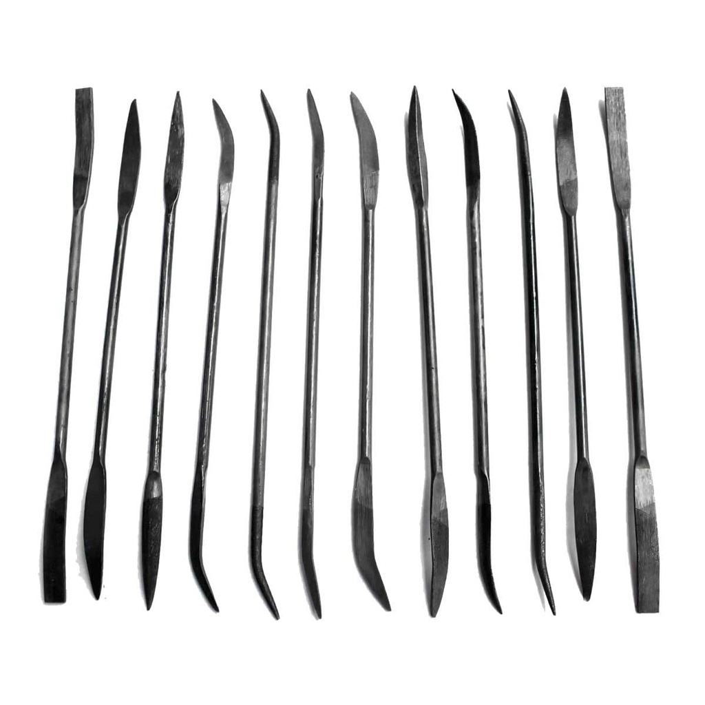 LIMAS TIPO RIFFLER 6-3/4" JGO 12PZAS