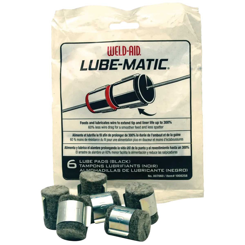 ALMOHADILLAS PARA LUBRICACION P/MICRO ALAMBRE LUBE-MATIC (BOLSA C/6 PZAS)