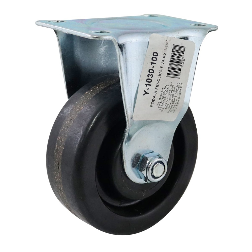 RODAJA FENOLICA FIJA 4X1-1/2"
