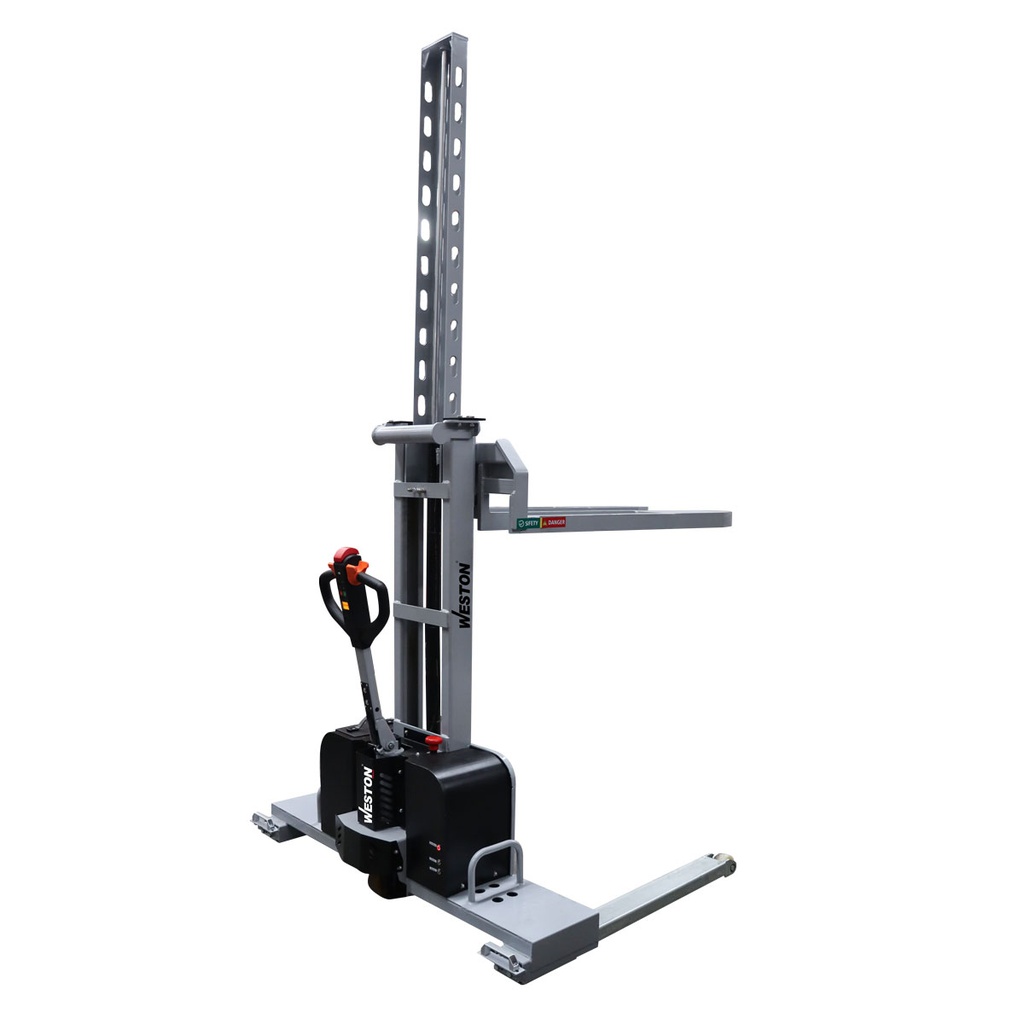 APILADOR AUTOCARGABLE ELECTRICO CAP.500kg 1.3m LEVANTE C/ELEVACION Y CONDUCCION ELECTRICA