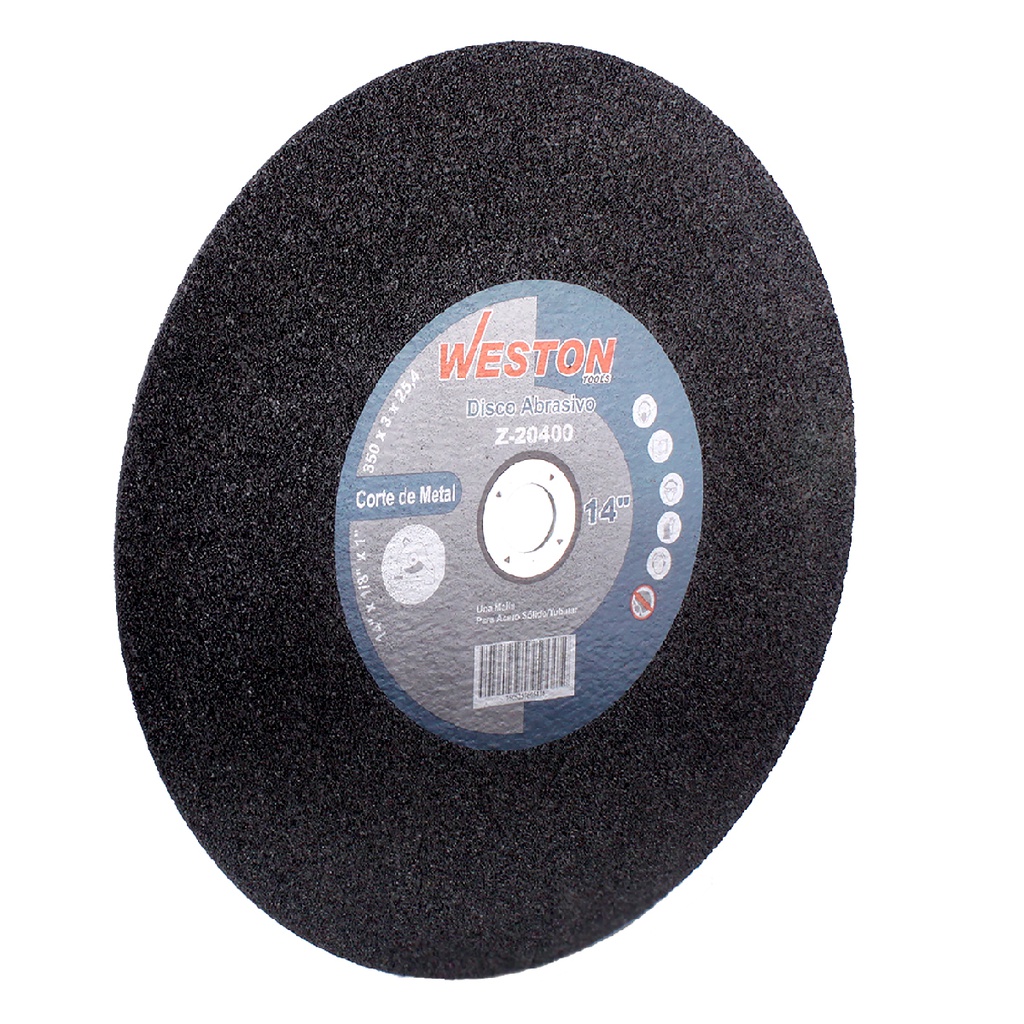 DISCO ABRASIVO 14"X1/8" X 1" DOBLE MALLA PZ