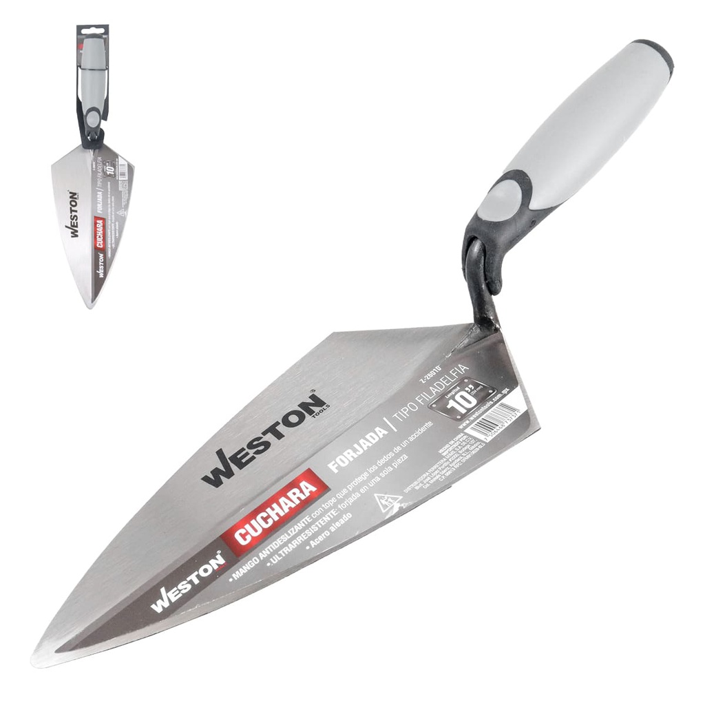 CUCHARA FORJADA TIPO FILADELFIA 10&quot; MANGO TPR