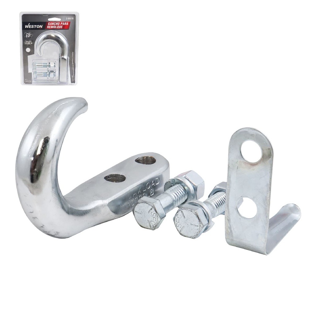 GANCHO P/REMOLQUE MEDIDA 1/2" CAP. 10000 LB