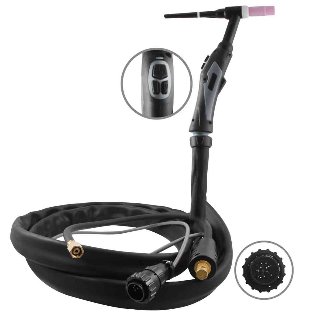 ANTORCHA TIG 26 TIPO PRO-GRIP 3M