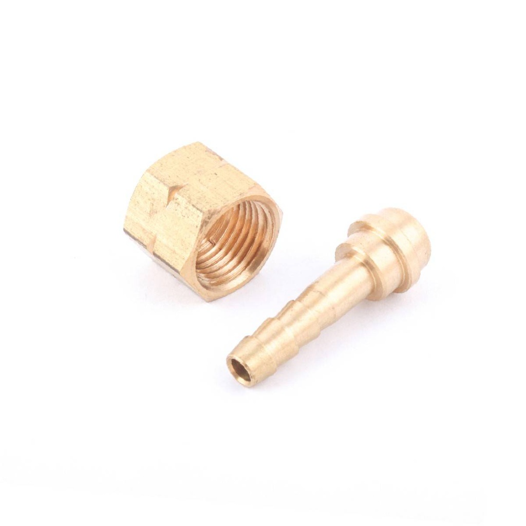 CONEXION PARA MANGUERA CUATA 1/4" ROSCA 9/16"-18 IZQ. ACETILENO