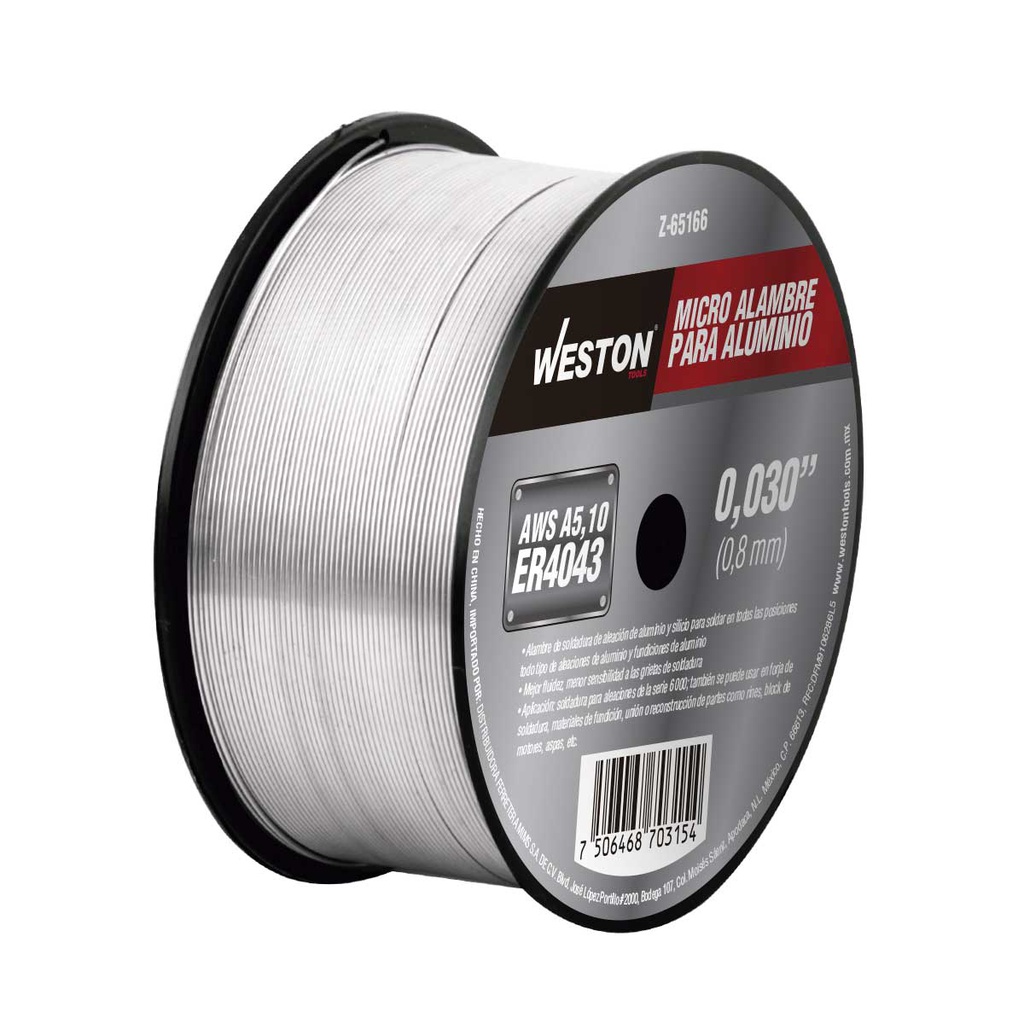 MICRO ALAMBRE P/ALUMINIO 4043 .035 (.5KG)