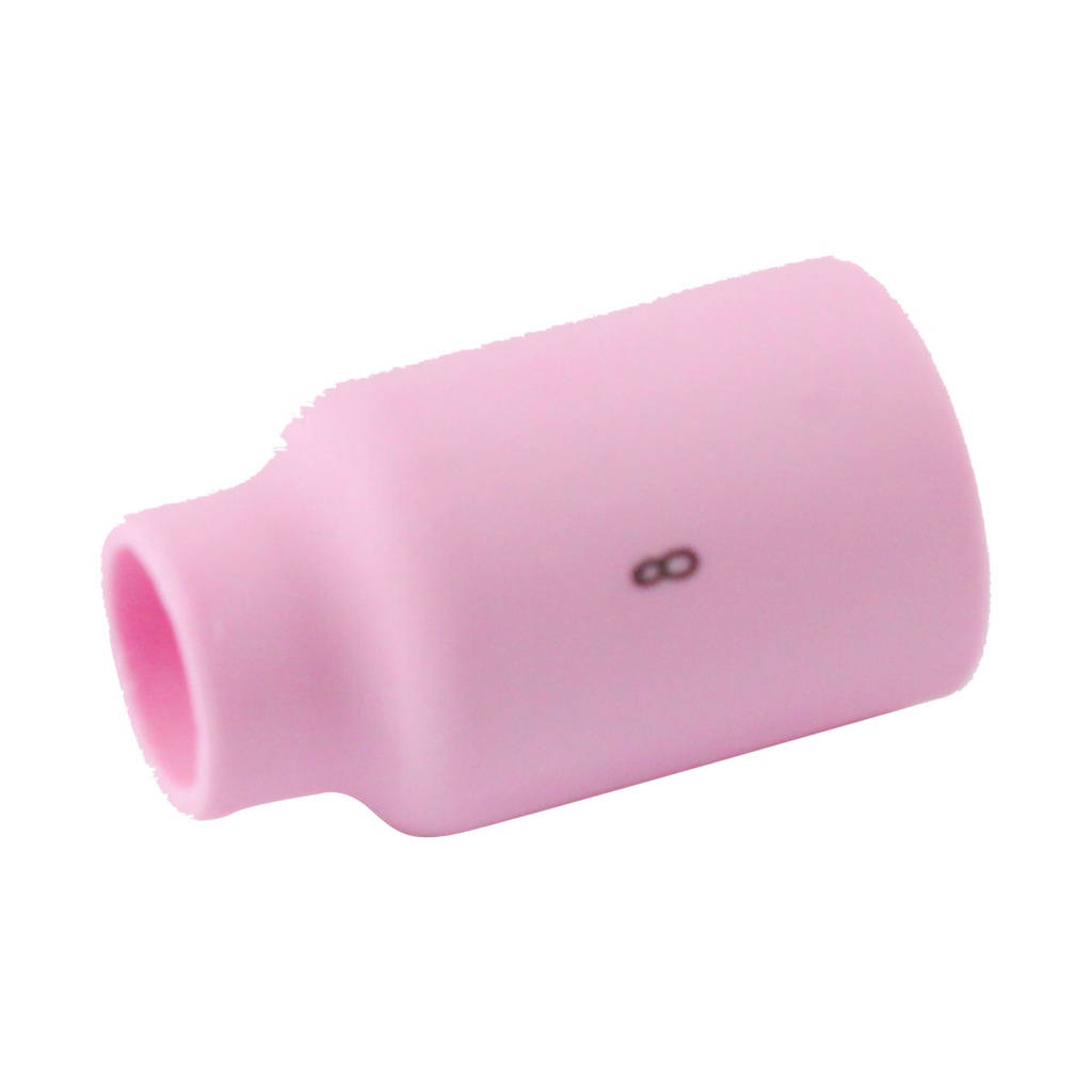 BOQUILLA DE ALUMINA P/ANTORCHA TIG C/GAS LENS 54N14 #8 (Empaque c/10 pzas - Precio x pieza)