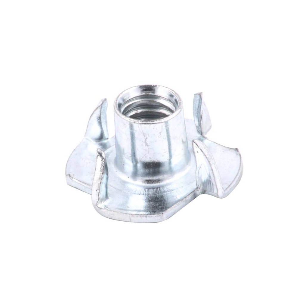 TUERCA "T"GALV. 4 PUNTAS 1/4-20X5/16 (Precio x Caja c/100 pzas)