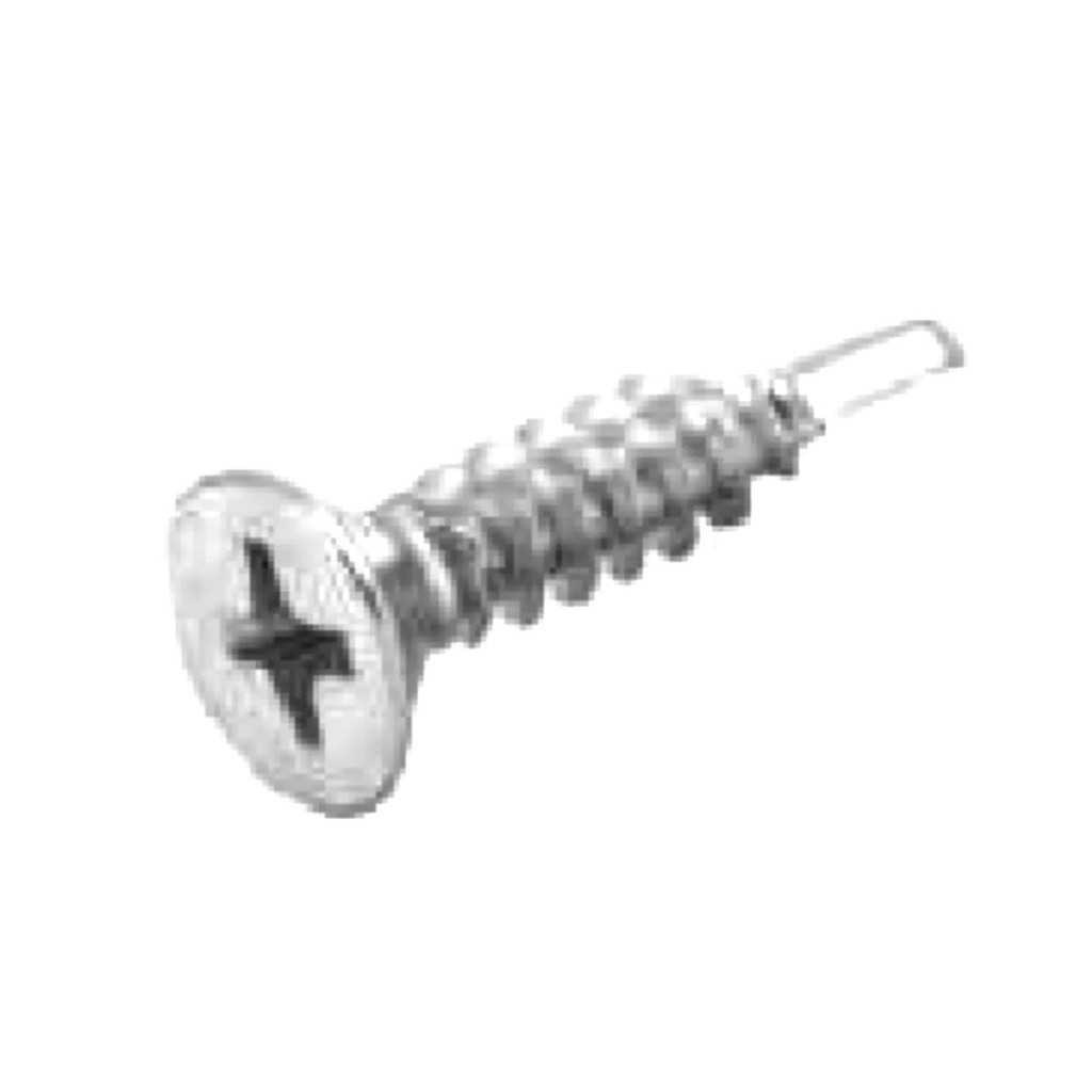 PIJA P/LAMINA CAB.PLANA PUNTA DE BROCA GALV. #8 X 2-5/8" (PRECIO x Pieza, EMPAQUE 400 PIEZAS)