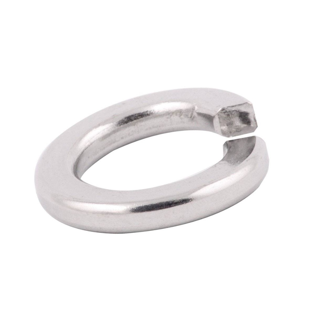 RONDANA DE PRESION ACERO INOX.-1/4&quot;   (Precio x Pza - Caja c/500 pzas)
