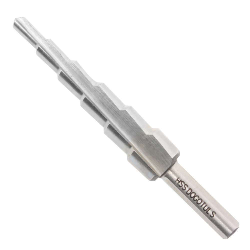 BROCA ESCALONADA M2 1/8&quot;-1/2&quot; ZN 1/4&quot;