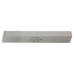 BURIL CUADRADO 5% COBALTO 1/8" x 2-1/2"