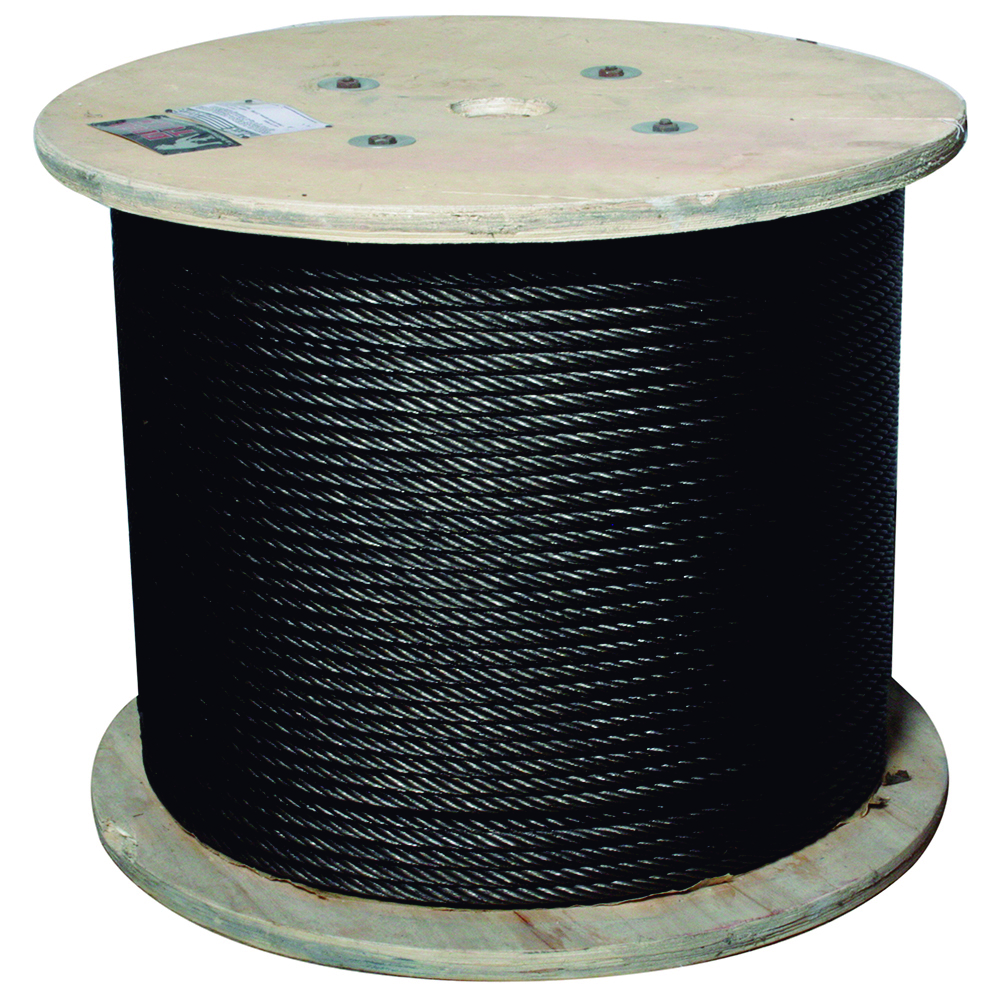 CABLE ACERO ALMA FIBRA 1/2" 6X19 500mts