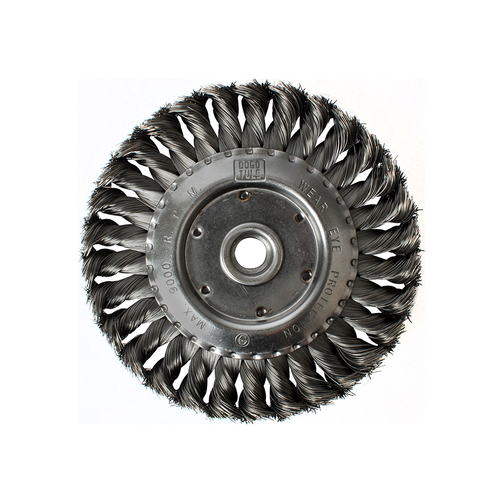 CARDA CIRCULAR 6" TRENZADO ENT 5/8"