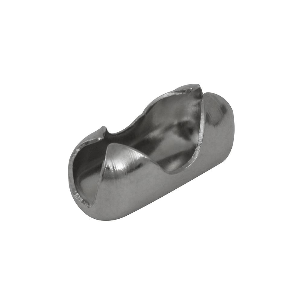 CONECTOR CADENA BOLA #6 3.2 NIQUEL 100pz